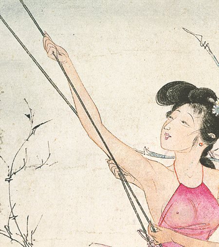 新浦-胡也佛的仕女画和最知名的金瓶梅秘戏图